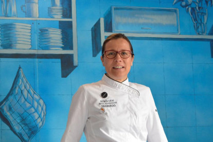 Nuria Leal, presidenta de los hosteleros de Aranda.-ECB