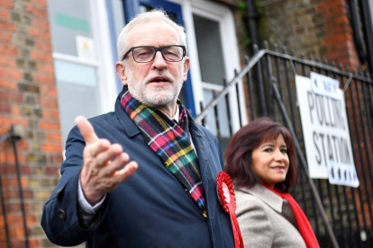 Corbyn, este jueves en Londres.-EFE / EPA / NEIL HALL