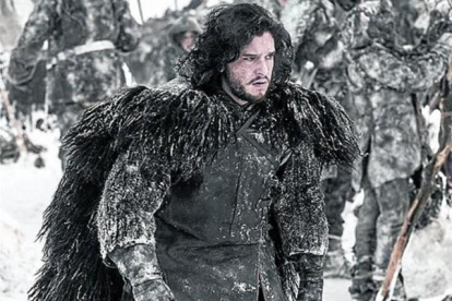 Kit Harington, como Jon Nieve, en 'Juego de tronos'.-ARCHIVO