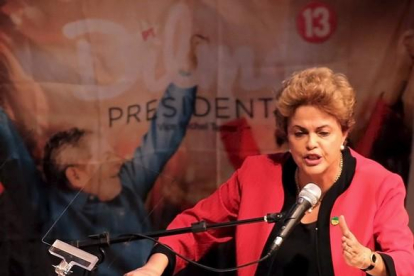 La presidenta de Brasil, Dilma Rousseff, en Sao Paulo.-REUTERS / NACHO DOCE