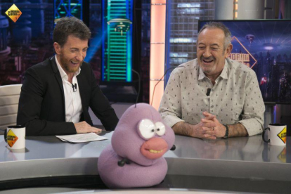 Pablo Motos y Karlos Arguiñano, en 'El hormiguero' (Antena 3).-