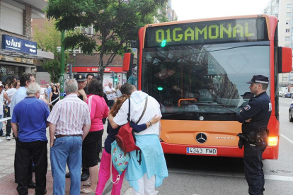 El incidente se registró en la calle Vitoria.-ISRAEL L. MURILLO