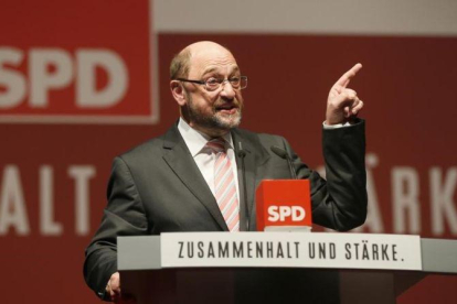 Martin Schulz, en un acto del partido en Orscholz.-EFE / RONALD WITTEK
