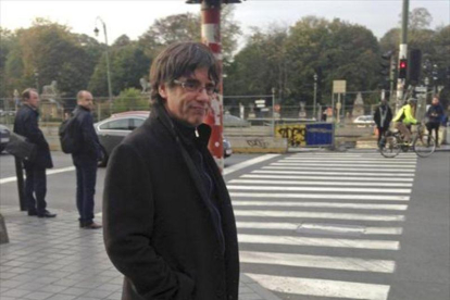 Carles Puigdemont, en Bruselas, el pasado 31 de octubre.-AP / MARK CARLSON