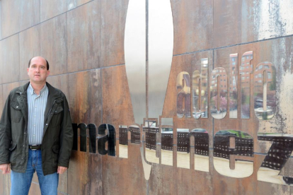 Marcos Martínez en las instalaciones de la empresa.-ÁLVARO MARTÍNEZ