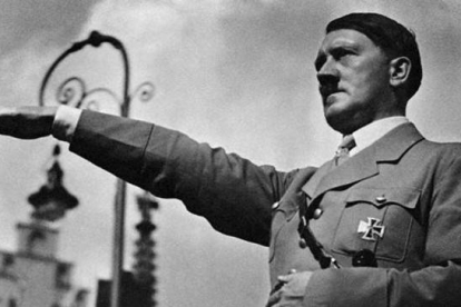 El líder del Partido Nazi alemán y canciller del Tercer Reich Adolf Hitler.-