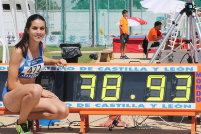Eva Santidrián se encumbró el pasado fin de semana en Valladolid con dos entorchados nacionales-ECB