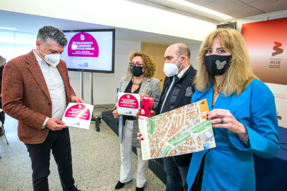 Presentación de la campaña de descuentos a congresistas en Burgos. TOMÁS ALONSO