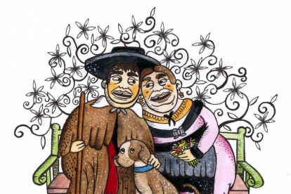 Dibujo de Elsa Ahíta que ilustra la portada.-Elsa Ahíta