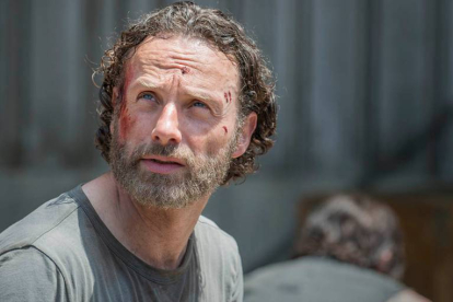Imagen promocional de la quinta temporada de la serie 'The walking dead', que se estrenará en España el 13 de octubre.-Foto: AMC / GENE PAGE