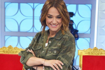 Toñi Moreno en el plató de MYHYV.-EL PERIÓDICO