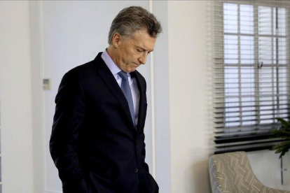 El presidente de Argentina, Mauricio Macri.-NATACHA PISARENKO (AFP)