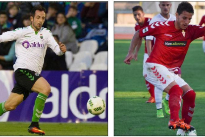 Carlos Álvarez y Adrián Cruz, nuevos jugadores del Burgos CF.-RACING DE SANTANDER / REAL MURCIA