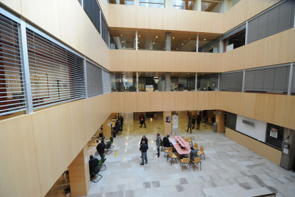 Imagen de archivo del interior de la sede de la Delegación de la Junta en Burgos. I. L. M.