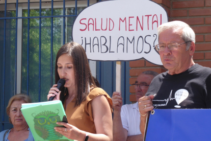 La portavoz de Salud Mental Aranda, Cristina Pérez