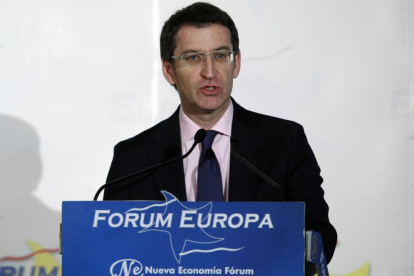 El presidente de la Xunta, Alberto Núñez Feijóo-EL PERIÓDICO