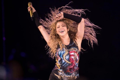 Shakira en París el 12 de junio en el concierto de El Dorado Tour-THOMAS SAMSON