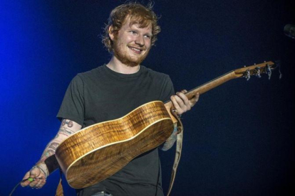 Ed Sheeran, en el Sant Jordi Club, en noviembre del 2014.-