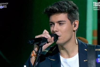 El concursante de OT y representante de TVE en Eurovisión Alfred Garcia.-RTVE