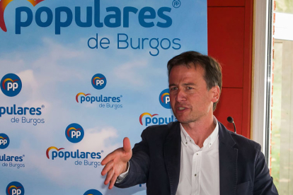 El presidente provincial del PP, Borja Suárez TOMÁS ALONSO