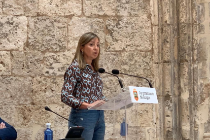 Carolina Blasco en el Debate sobre el Estado de Burgos. SANTI OTERO