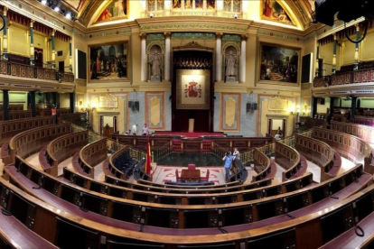 Hemiciclo del Congreso de los Diputados.-JOSÉ LUIS ROCA