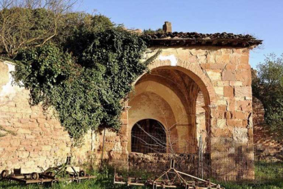 Los restos del monasterio de Santa María la Real de Vileña datan del siglo XIII.-ECB