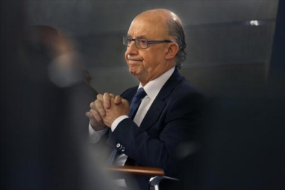 Cristóbal Montoro, ministro de Hacienda en funciones.-JUAN MANUEL PRATS