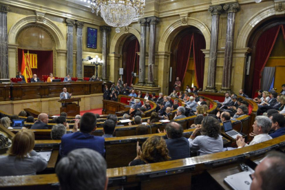 Hemiciclo del Parlament-FERRAN SENDRA