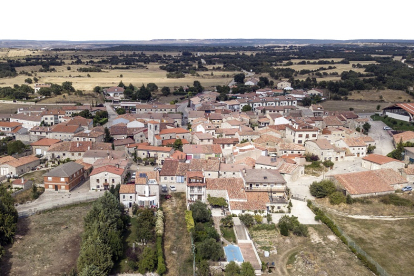 Vista aérea de Carcedo de Burgos. ISRAEL L. MURILLO