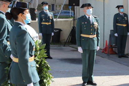 Imagen del acto celebrado en el cuartel de la Guardia Civiil. GUARDIA CIVIL