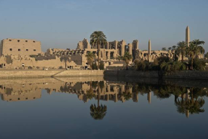 Imagen del Templo de Karnak, en la histórica ciudad de Luxor, en Egipto.-Foto: AFP / KHALED DESOUK