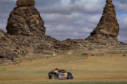 El Red Bull de Cristina Gutiérrez. FOTO: Dakar - Florent Gooden