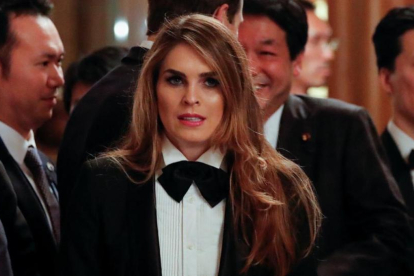 Hope Hicks en la gira asiática de los Trump-JONATHAN ERNST