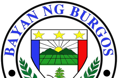 Logotipo de Burgos en Ilocos Sur en Filipinas.