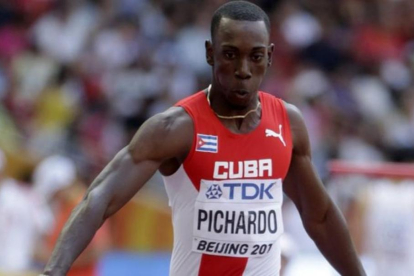 Pichardo, atleta cubano, en el Mundial de Pekín.-AFP
