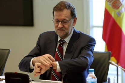 El presidente del Gobierno en funciones, Mariano Rajoy.-JOSÉ LUIS ROCA