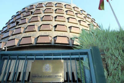 Fachada del Tribunal Constitucional.-TANIA TAPIA