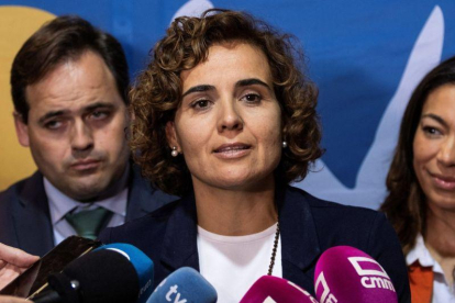 La candidata del PP a las elecciones europeas y portavoz parlamentaria del partido en el Congreso, Dolors Montserrat.-ÁNGELES VISDÓMINE (EFE)