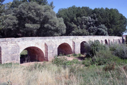 Puente romano sobre el Arlanza a su paso por la localidad.-MIGUEL ÁNGEL