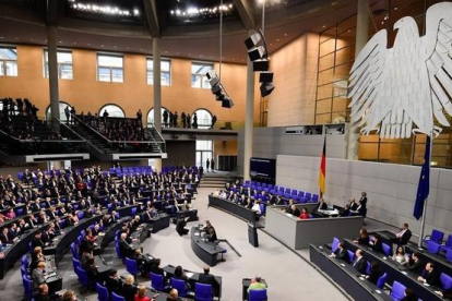 Vista general del Bundestag, el Parlamento alemán.-TOBIAS SCHWARZ (AFP)