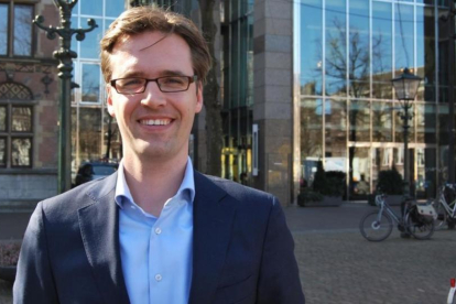 Sjoerd Sjoerdsma, jefe de campaña y portavoz de asuntos exteriores del partido neerlandés D66.-