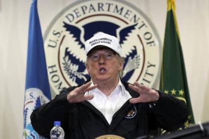 Trump, el pasado jueves.-AP PHOTO / EVAN VUCCI