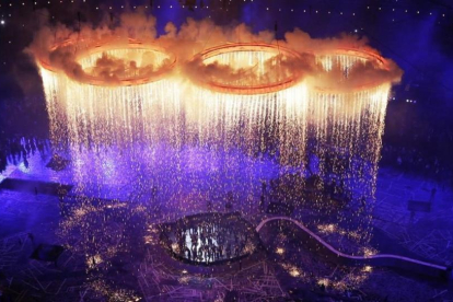 Imagen de la inauguración de los Juegos de Londres 2012-MORRY GASH / AP