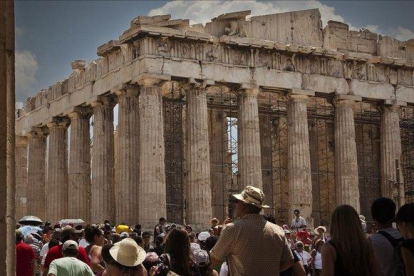 El Partenón, en Atenas.-MIGUEL LORENZO