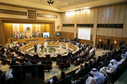 Reunión en la sede de la Liga Árabe el pasado 5 de diciembre.-EFE / KHALED ELFIQI