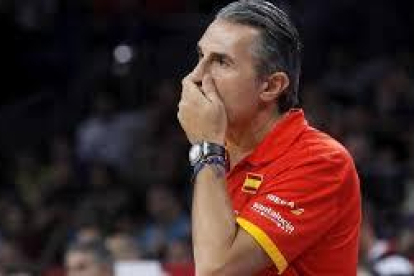 El italiano Sergio Scariolo, técnico de la selección española de baloncesto,-EL PERIÓDICO