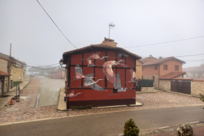 Vista general del mural ubicado la localidad vecina de Agés. STARTER PROYECTOS