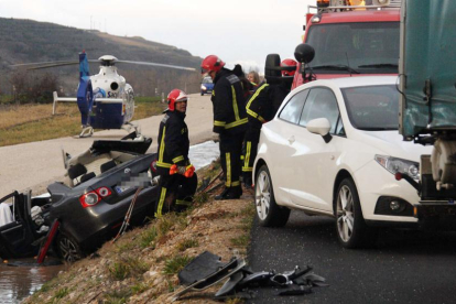 Los voluntarios briviescanos han actuado en diecinueve accidentes de tráfico.-G. G.