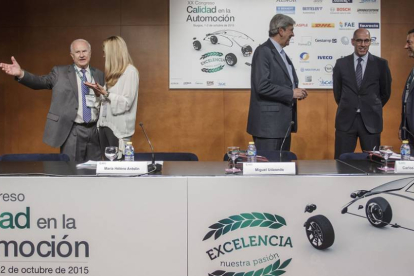 Burgos acogió el XX Congreso de Calidad en la Automoción desarrollado en la Casa del Cordón.-SANTI OTERO